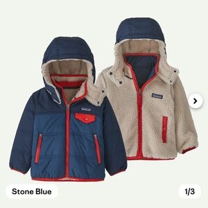 Patagonia Baby Reversible Tribbles Hoody boys size 3T